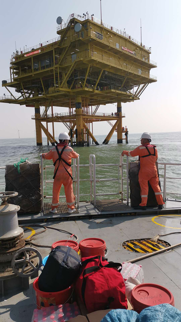 虹潤不怕遠征難，直掛云帆濟滄海-虹潤儀表為海上風電運行保駕護航