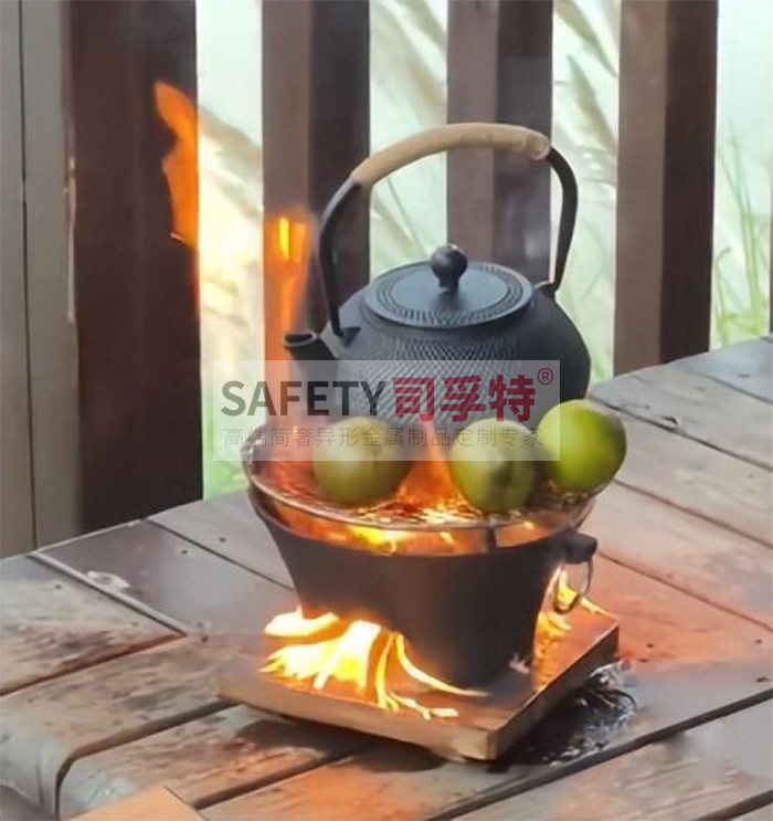 圍爐煮茶小貼士：火災(zāi)、中毒、燙傷需防范[精制鋼圍爐茶桌](圖1)