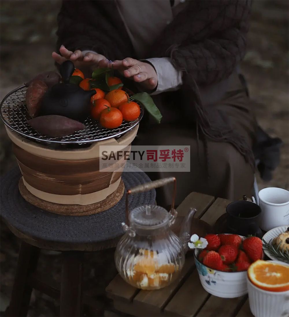 圍爐煮茶小貼士：火災(zāi)、中毒、燙傷需防范[精制鋼圍爐茶桌](圖3)